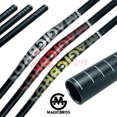 Ghi Đông MTB Cánh Én 31.8 MAGICBROS - ĐEN ĐỎ