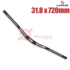 Ghi Đông Nhôm Ngang LUNJE 31.8 Dài 720mm