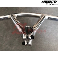 Ghi Đông Touring ARDENTLY Bạc 22.2 700mm