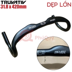 Ghi Đông Nhôm TRUVATIV 31.8 Cong Dẹp Lớn