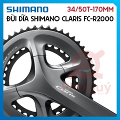 Dĩa SHIMANO Claris R2000 34/50T-170mm