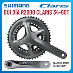 Dĩa SHIMANO Claris R2000 34/50T-170mm