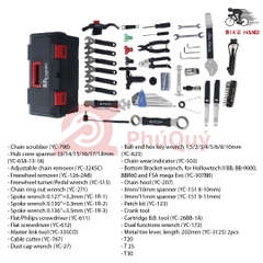 Thùng Đồ Nghề Bike Hand YC-758 (34 Món Dụng Cụ)