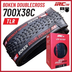 Vỏ IRC 700x38c Boken Doublecross Kevlar Tubeless Ready (VAT)