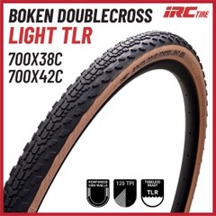 Vỏ IRC Boken Double Cross Light TLR (VAT)