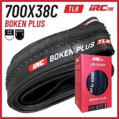 Vỏ IRC Tubeless 700x38c Boken Plus Kevlar Tubeless (VAT)