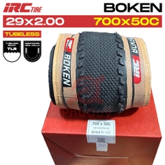 VỎ IRC 29x2.0 (700x50C) BOKEN Kevlar