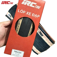 Vỏ IRC 700x32c ĐEN & NÂU Jetty Plus Kevlar Bead (VAT)