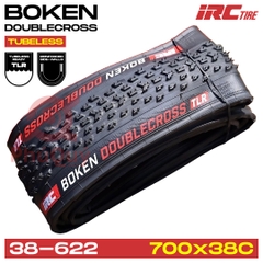 Vỏ IRC 700x38C BOKEN DOUBLECROSS Kevlar Tubeless Ready