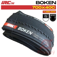 Vỏ IRC 700x40c Boken Kevlar Tubeless