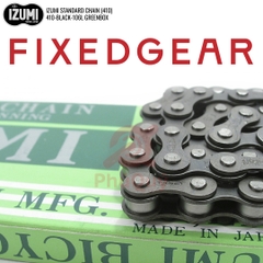 Sên FixedGear IZUMI Đen Hộp Xanh Lá Chính Hãng Made in Japan