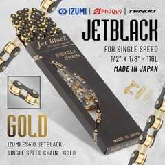 SÊN IZUMI JETBLACK VÀNG - ĐEN 116L (VAT)
