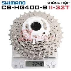LÍP 9 SHIMANO HG400-9S 11-32T KHÔNG HỘP CHÍNH HÃNG JP
