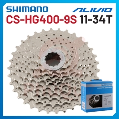 LÍP 9 HG400 SHIMANO 11-34T HÀNG HỘP CHÍNH HÃNG