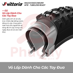 Vỏ Vittoria Mazza Race 29x2.4 Enduro Full Black (VAT)