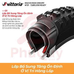 Vỏ Vittoria Mazza Race 29x2.4 Enduro Full Black (VAT)