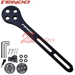 Pát đồng hồ carbon Tendo bắt 2 ốc pô tăng