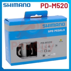 Pedal MTB SHIMANO M520  CHÍNH HÃNG (VAT) KÈM CAN
