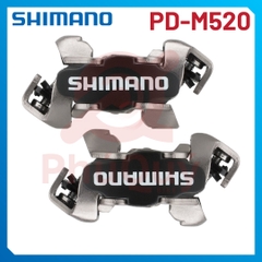 Pedal MTB SHIMANO M520  CHÍNH HÃNG (VAT) KÈM CAN