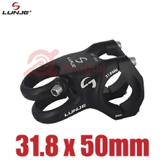 Pô tăng Nhôm 31.8 LUNJE Nghiêng 15 Độ Dài 50/70mm