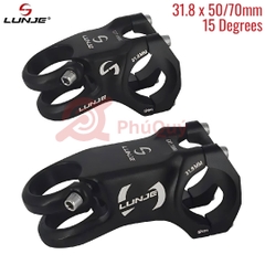 Pô tăng Nhôm 31.8 LUNJE Nghiêng 15 Độ Dài 50/70mm