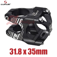 Pô tăng LUNJE Nhôm CNC 31.8 ĐEN ĐỎ XANH