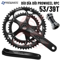 Đùi DĨa Đôi 53-39T Prowheel RPC Kèm BB