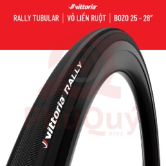 Vỏ BoZo Vittoria Tubular Rally 700x25 HÔNG ĐEN