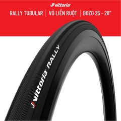 Vỏ BoZo Vittoria Tubular Rally 700x25 HÔNG ĐEN ( VAT )
