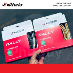 Vỏ Bozo Vittoria Tubular Rally 700x25c HÔNG VÀNG