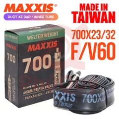Ruột Xe Đạp MAXXIS TAIWAN 700 x 23/32 Van Xe Đạp 60mm F/V
