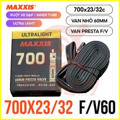 Ruột Maxxis VN siêu mỏng 700x23/32 FV 60mm (73gr) (VAT)