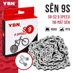 Sên 9 YBN S9 - S2 XI BẠC 116L (VAT) Có Khóa Sên