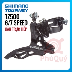 Sang Dĩa Tourney TZ500 Sắt Đen Chính Hãng SHIMANO