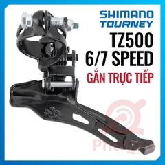 Sang Dĩa Tourney TZ500 Sắt Đen Chính Hãng SHIMANO