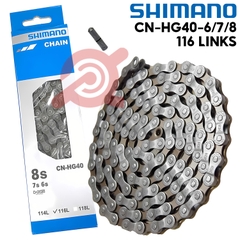 SÊN 8 SHIMANO HG40 116L HỘP CHÍNH HÃNG (PRODUCT OF CHINA) DÙNG CHỐT