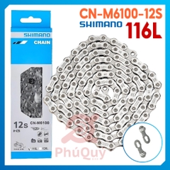 SÊN 12 SPEED SHIMANO CN-M6100 116L CÓ HỘP CHÍNH HÃNG