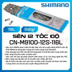 SÊN 12 SHIMANO CN M9100 116L CÓ HỘP