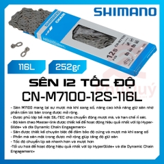 SÊN 12 SHIMANO CN M7100 116L CÓ HỘP