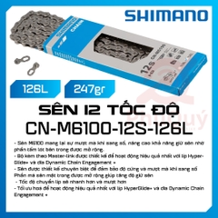 Sên 12 M6100 HỘP 126L SHIMANO