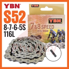 Sên YBN S52-116L Dùng Cho 8/7/6/5 Tốc Độ (VAT)
