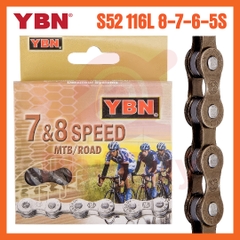 Sên YBN S52-116L Dùng Cho 8/7/6/5 Tốc Độ (VAT)