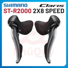 TAY LẮC R2000 SHIMANO 2x8 CLARIS DÂY ÂM
