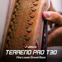 Vỏ Vittoria Terreno Pro T30 Fine Loose (Gai mịn) Gravel Race (VAT)