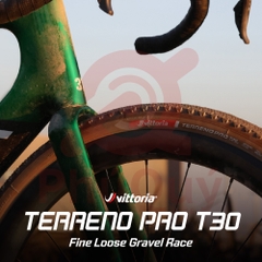 Vỏ Vittoria Terreno Pro T30 Fine Loose (Gai mịn) Gravel Race (VAT)