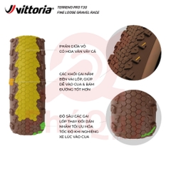 Vỏ Vittoria Terreno Pro T30 Fine Loose (Gai mịn) Gravel Race (VAT)