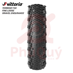 Vỏ Vittoria Terreno T30 Fine Loose (Gai mịn) Tubeless Gravel Endurance G2.0 (VAT)