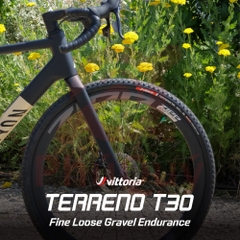 Vỏ Vittoria Terreno T30 Fine Loose (Gai mịn) Tubeless Gravel Endurance G2.0 (VAT)