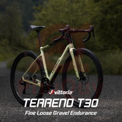 Vỏ Vittoria Terreno T30 Fine Loose (Gai mịn) Tubeless Gravel Endurance G2.0 (VAT)