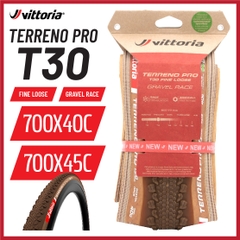 Vỏ Vittoria Terreno PRO T30 Fine Loose (Gai mịn) Gravel Race (VAT)